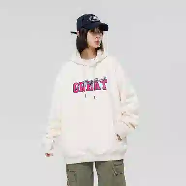 30BRAID Logo Print Hoodie