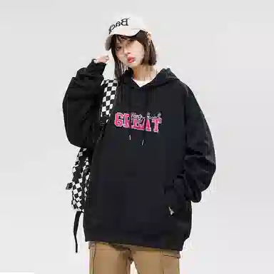 30BRAID Logo Print Hoodie