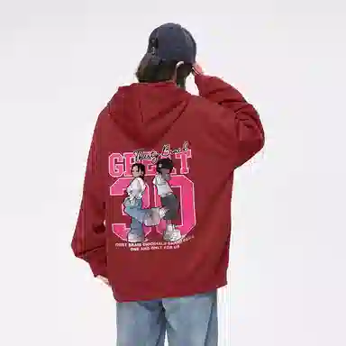 30BRAID Logo Print Hoodie