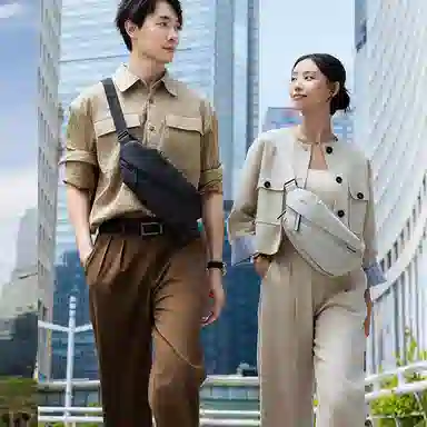 Pierre Cardin Functional Shoulder Bag Black