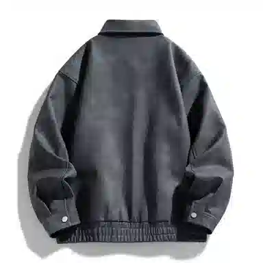 美式潮流复古翻领多风格休闲服饰皮衣 男女同款