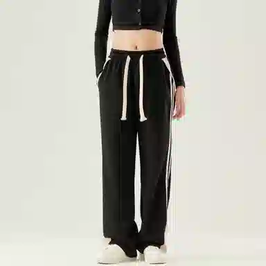 Pepe the Frog Black Straight-Leg Pants