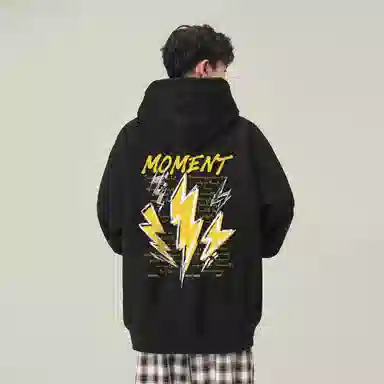 Pepe the Frog Lightning Logo Hoodie