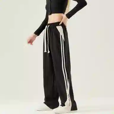 Pepe the Frog Black Straight-Leg Pants