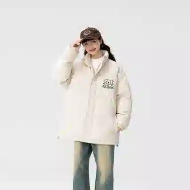 Pepe the Frog Long Sleeve Puffer Jacket