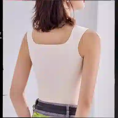 金莱克 螺纹凉感带胸垫显瘦修身防走光清爽透气宽肩带背心 女款