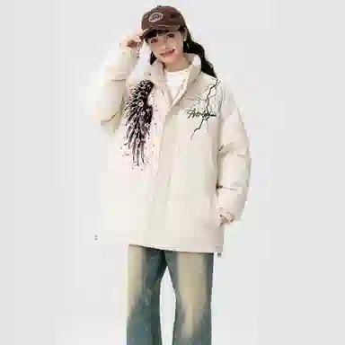 MGDOHOME Feather Wing Logo Puffer Jacket