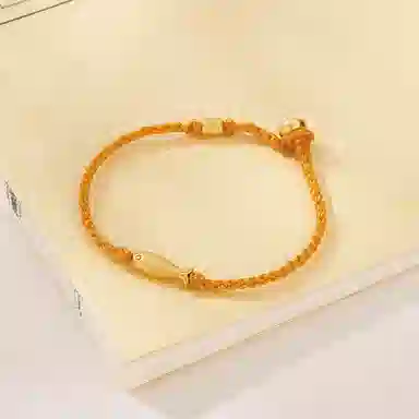 【上岸锦鲤】 梵星饰季 招财小金鱼 新中式国潮风本命年招财纳福金榜题名手饰 合金 手链 女款