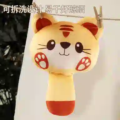 顽兔 毛绒安抚手掌 自动拍打 热敷暖腹 早教益智玩具