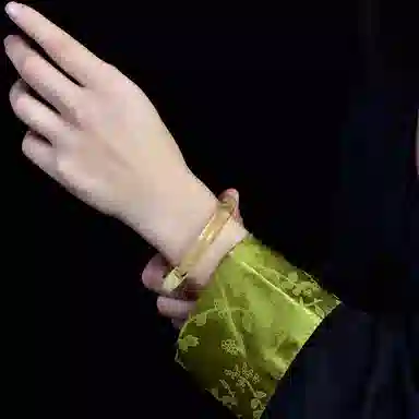 祥燕 新中式国潮高级复古风气质显白 水晶 玉石手镯 女款