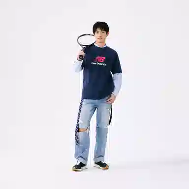 New Balance 327 Black Blue