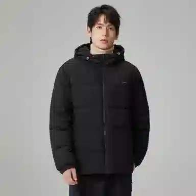 贵人鸟 保暖加厚连帽防风棉服 男女同款