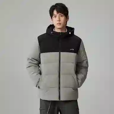 贵人鸟 保暖加厚连帽防风棉服 男女同款