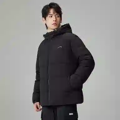 贵人鸟 保暖加厚连帽防风棉服 男女同款