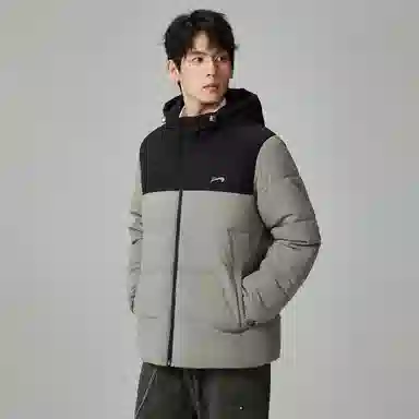 贵人鸟 保暖加厚连帽防风棉服 男女同款