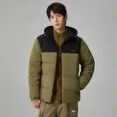 贵人鸟 保暖加厚连帽防风棉服 男女同款