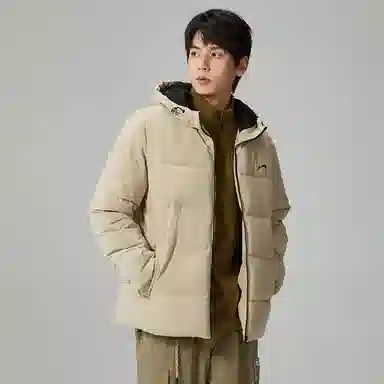 贵人鸟 保暖加厚连帽防风棉服 男女同款