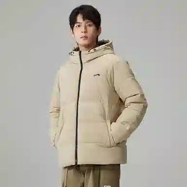 贵人鸟 保暖加厚连帽防风棉服 男女同款