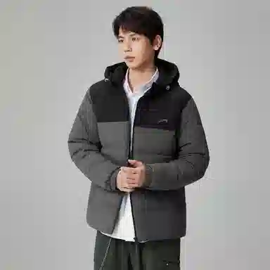 贵人鸟 保暖加厚连帽防风棉服 男女同款