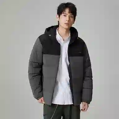 贵人鸟 保暖加厚连帽防风棉服 男女同款