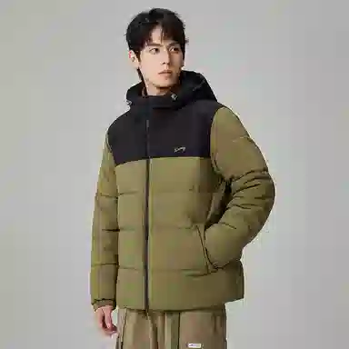 贵人鸟 保暖加厚连帽防风棉服 男女同款