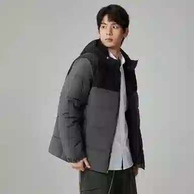 贵人鸟 保暖加厚连帽防风棉服 男女同款