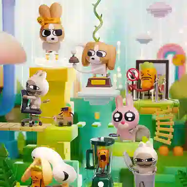 九木杂物社 暹罗厘普 美好生活系列 桌面摆件公仔手办 盲盒类 单个盲盒