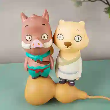 九木杂物社 浪浪山小妖怪 小猪妖黄鼠狼精 减压发泄解闷 捏捏乐