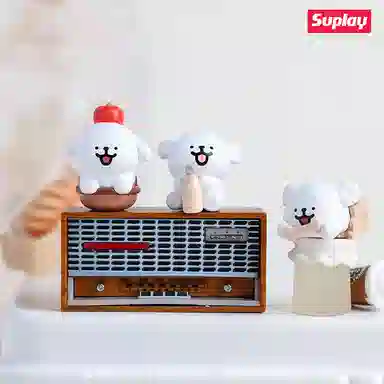 九木杂物社 线条小狗 便利店系列 迷你盲袋可爱萌粒公仔生日手办摆件 盲盒类