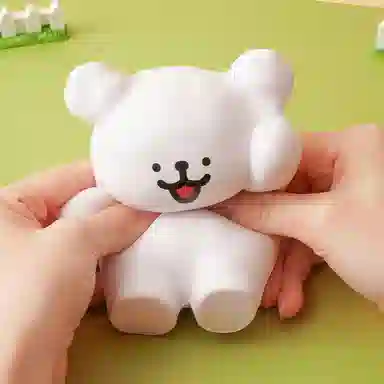 九木杂物社 线条小狗 解压公仔捏捏乐金毛 玩具