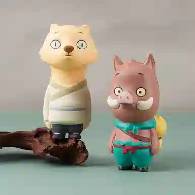 九木杂物社 浪浪山小妖怪 小猪妖黄鼠狼精 减压发泄解闷 捏捏乐