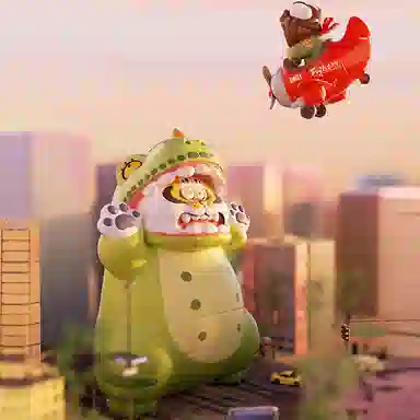 九木杂物社 我不是胖虎 父慈子孝 亲子玩具 潮玩手办摆件 创意玩偶 盲盒类 单个盲盒