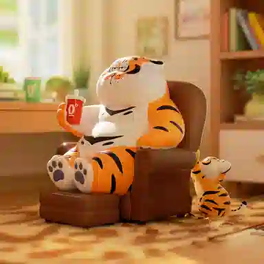 九木杂物社 我不是胖虎 父慈子孝 亲子玩具 潮玩手办摆件 创意玩偶 盲盒类 单个盲盒