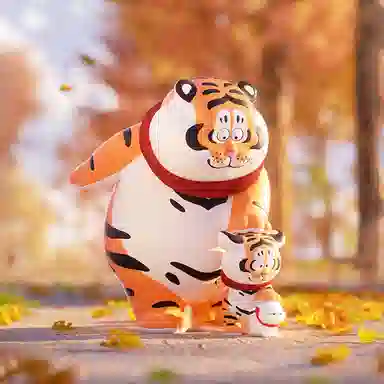 九木杂物社 我不是胖虎 父慈子孝 亲子玩具 潮玩手办摆件 创意玩偶 盲盒类 单个盲盒