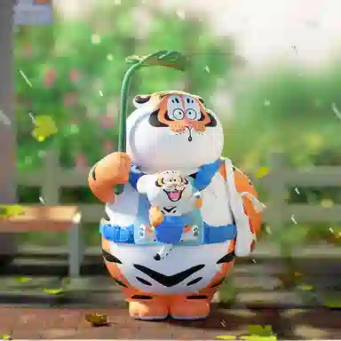 九木杂物社 我不是胖虎 父慈子孝 亲子玩具 潮玩手办摆件 创意玩偶 盲盒类 单个盲盒