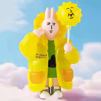 九木杂物社 粉红兔子“美丽心情”系列 公仔摆件潮玩 盲盒类 单个盲盒（随机一个）