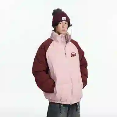 稻草人 时尚简约设计感棉服 男女同款