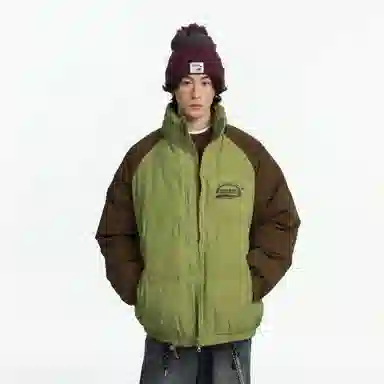 稻草人 时尚简约设计感棉服 男女同款