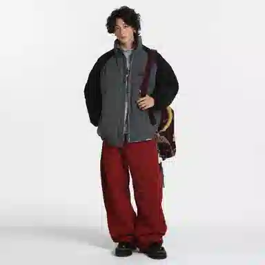 稻草人 时尚简约设计感棉服 男女同款