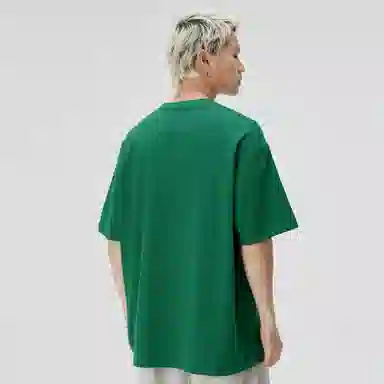稻草人 美式时尚字母卡通动物印花落肩圆领短袖上衣透气宽松百搭五分短裤休闲运动套装 男女同款