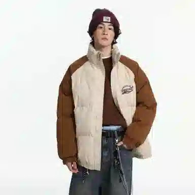 稻草人 时尚简约设计感棉服 男女同款