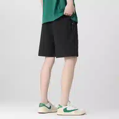 稻草人 美式学院风大口袋百搭柔软舒适宽松凉感五分工装短裤 男女同款