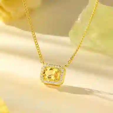 阿黛丽 古巴 甜美气质 水晶 项链 女款