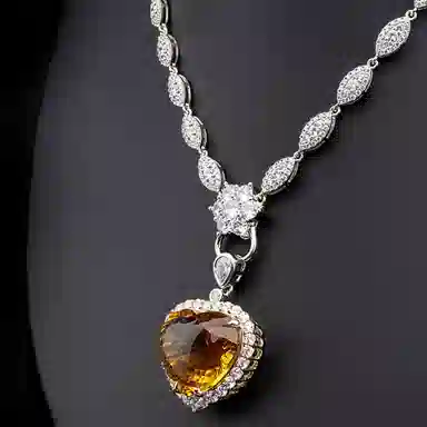 阿黛丽 小众设计 水晶 玉石吊坠 女款