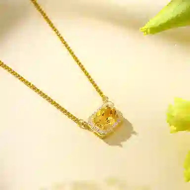 阿黛丽 古巴 甜美气质 水晶 项链 女款