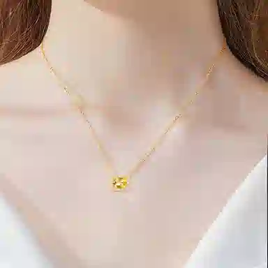 阿黛丽 古巴 甜美气质 水晶 项链 女款