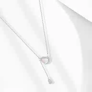 【S999足银】 牧言 福禄双全 复古新中式轻奢精致小众浪漫高级感 福满吉祥闪耀璀璨葫芦流苏日常百搭通勤锁骨链 好运 玉髓 项链 女款