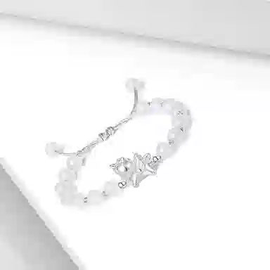 【S999纯银】 牧言 马上有钱 新中式气质百搭小众浪漫高级感 本命年招财纳福生肖小飞马时来运转编织绳 好运 琉璃 手链 男女同款情侣款