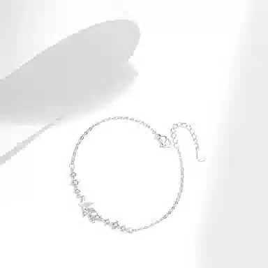 【S999纯银】 牧言 闪耀蝴蝶 轻奢气质小众设计高级感 森系甜美浪漫精致蝶舞翩翩闺蜜女友手饰 在逃公主 恋爱告白#好运 足银 手链 女款