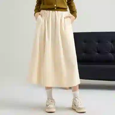 法文箱子 时尚简约百搭休闲长裙 女款